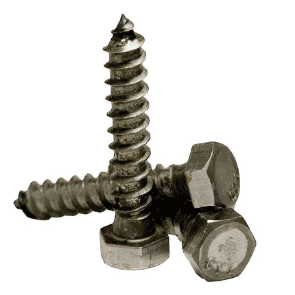 1/4" X 3-1/2" Hex Lag Bolt Bare (Qty: 1000)