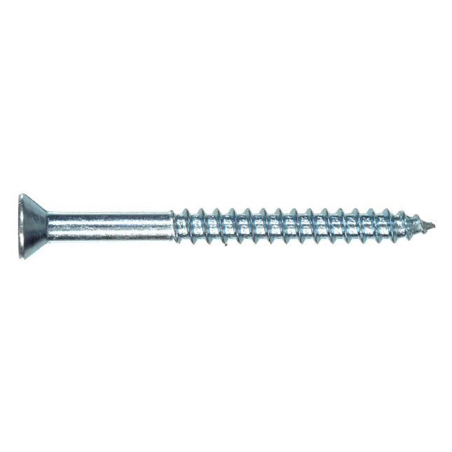 FLAT WOOD SCREW ZINC 23