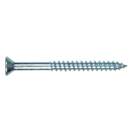 FLAT WOOD SCREW ZINC 23
