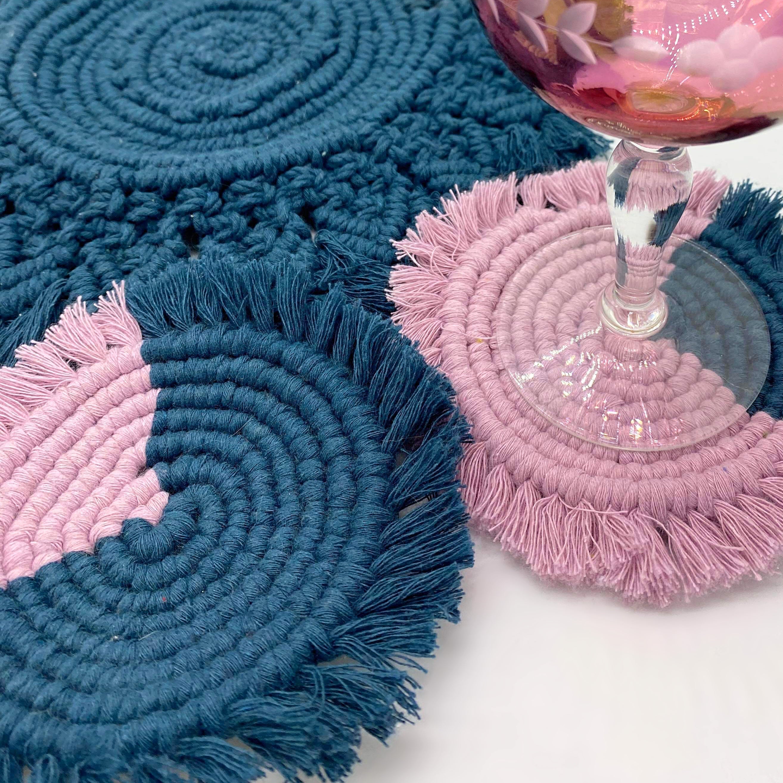 Rose' All Day Coasters