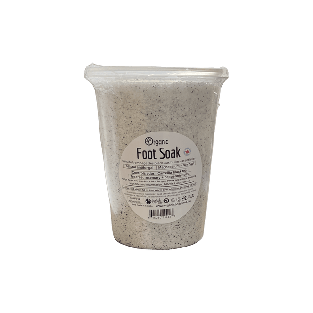 Foot Soak. Natural Salts. Antifungal oils. 32oz - Just Simcoe