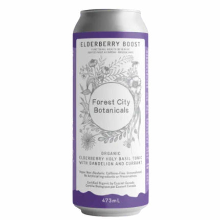 Forest City Botanicals Elderberry Boost Holy Basil Tonic with Dandelion & Currant