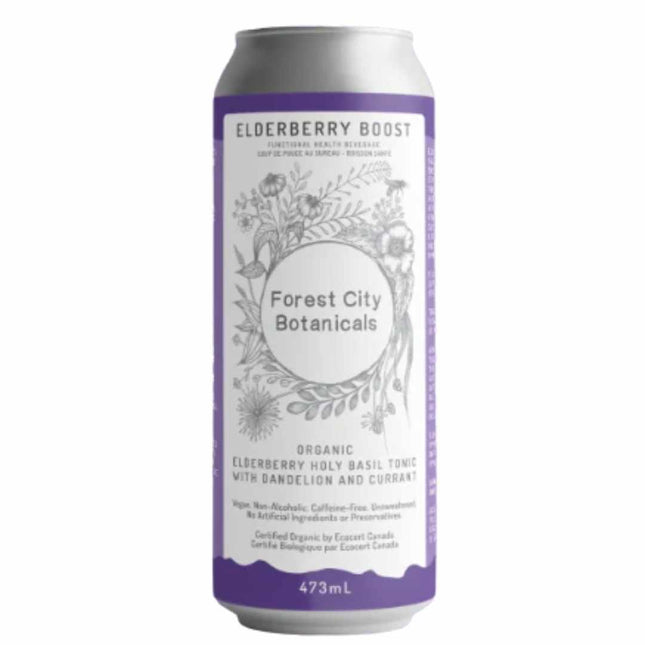 Forest City Botanicals Elderberry Boost Holy Basil Tonic with Dandelion & Currant