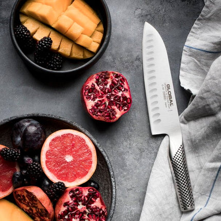 Global 7" Fluted Santoku- G80
