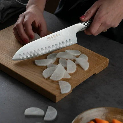 Global 7" Fluted Santoku- G80
