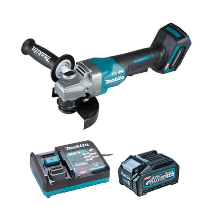 Makita XGT 40V (4.0Ah) Max Li-ion Brushless 5" Angle Grinder Kit (Paddle Switch)