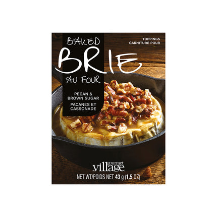 Pecan & Brown Sugar Baked Brie Topping