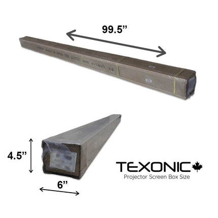 100" Motorized Matte Grey Screen for Home & Office - TEXONIC AV Inc