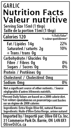 Garlic Olive Oil - JustSimcoe.ca