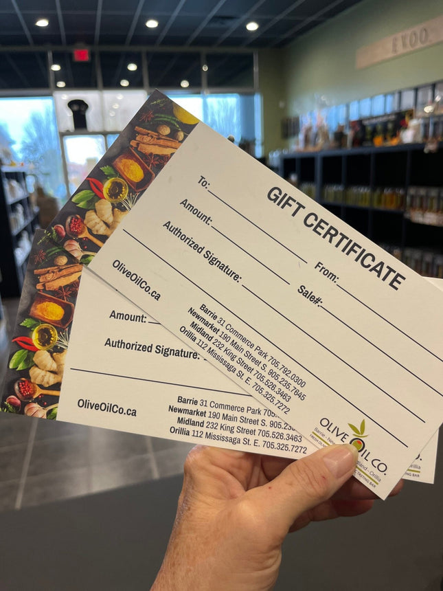 Gift Certificates - JustSimcoe.ca
