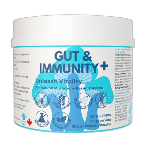 MYCO PET GUT & IMMUNITY+ TOPPER 30G - Just Simcoe