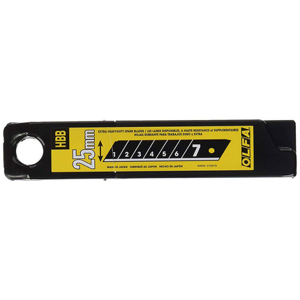 OLFA 25mm HBB-20B Black Snap Blades (20 Pack)