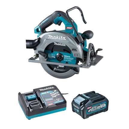 Makita XGT 40V (4.0Ah) Max Li-ion Brushless AWS 7-1/4" Circular Saw Kit