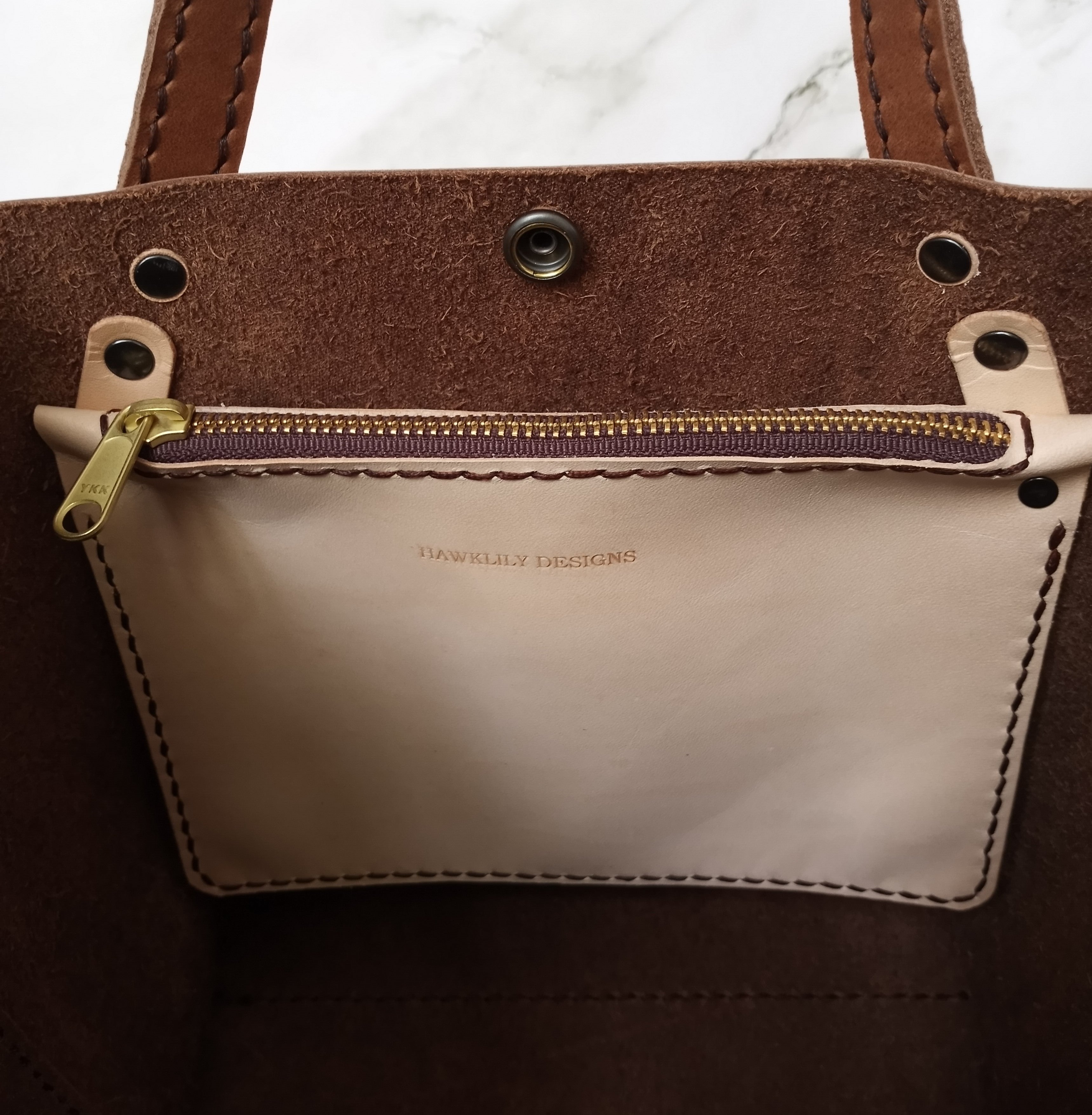 The Harper Bag In Antique Brown - Ready to Ship