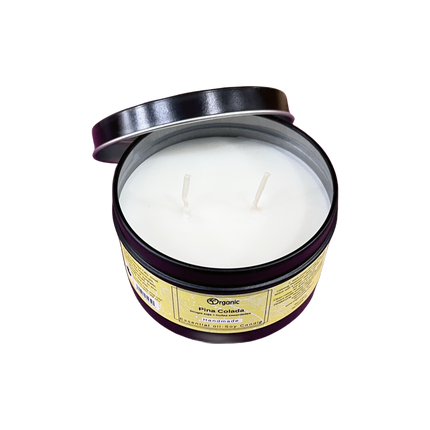 Piña Colada Soy Candle | 2-Wick, 8 oz Tin