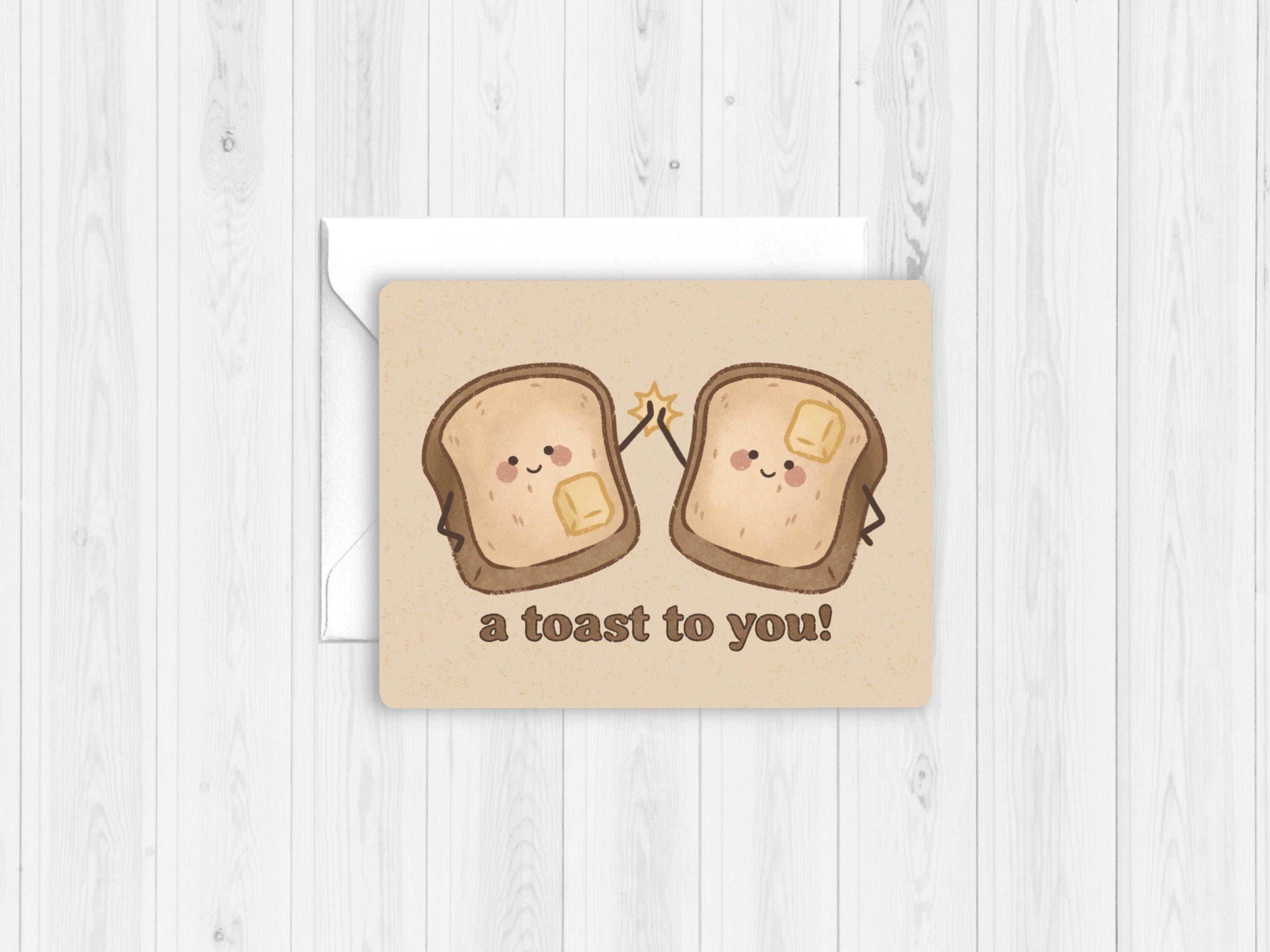 "A Toast to You" Greeting Card
