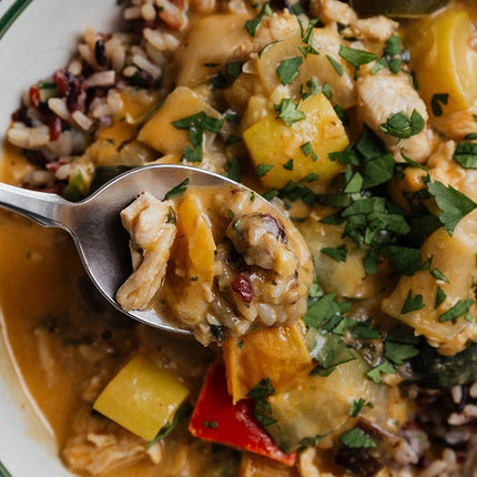 Thai Coconut Chicken Curry with Red and Black Rice Kit