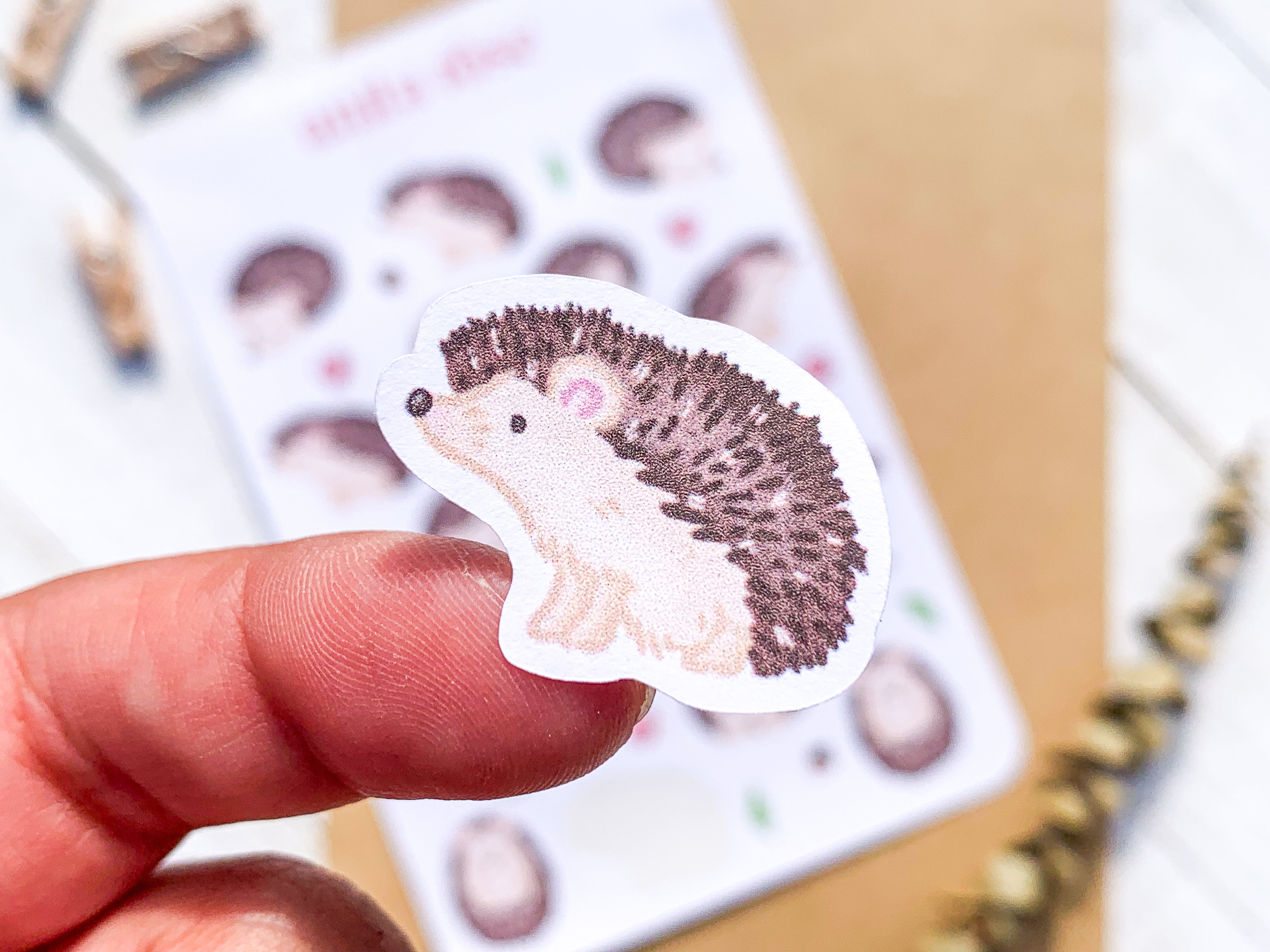Hedgehog Sticker Sheet