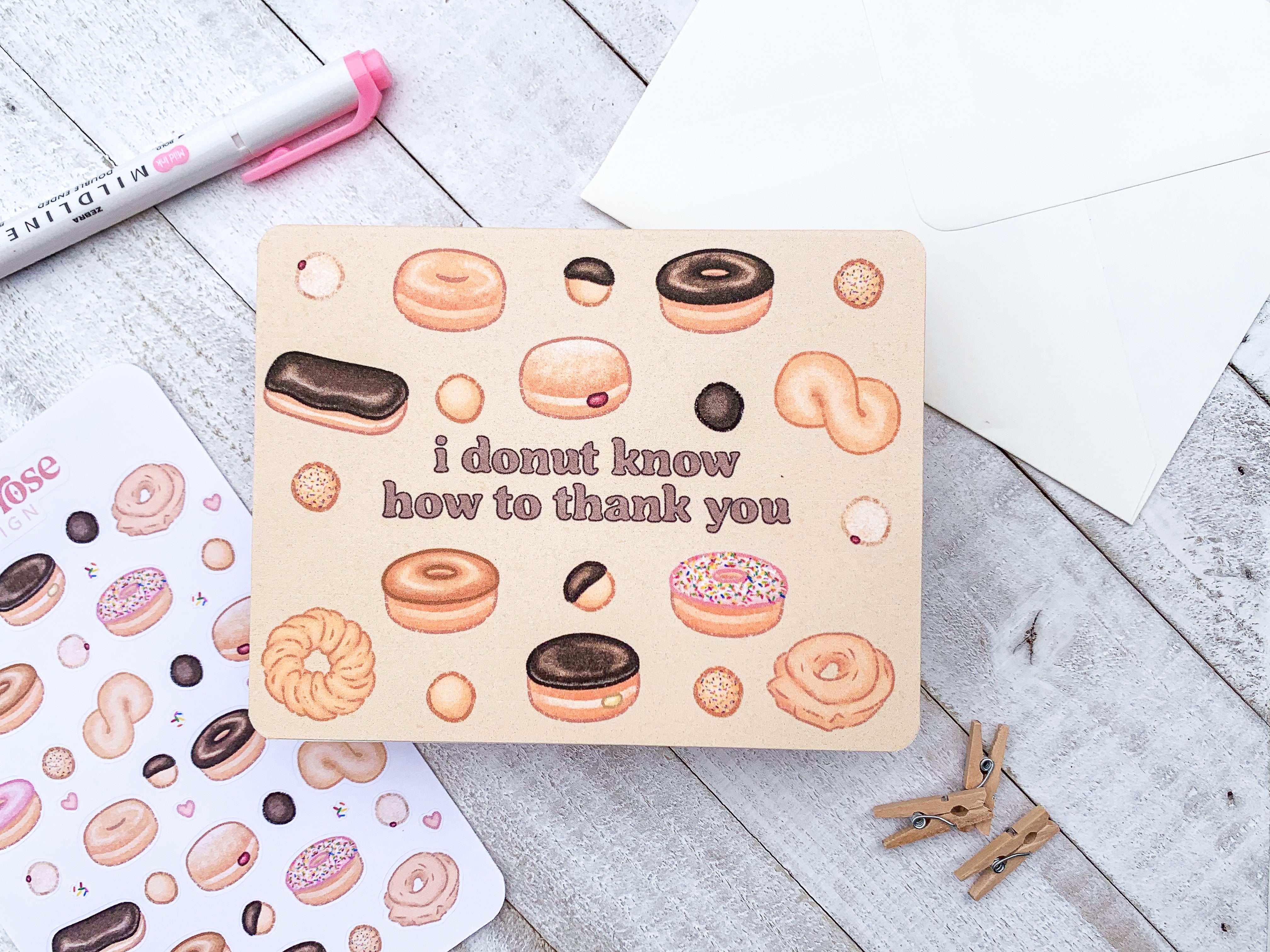 "I Donut Know What I'd Do Without You" Greeting Card