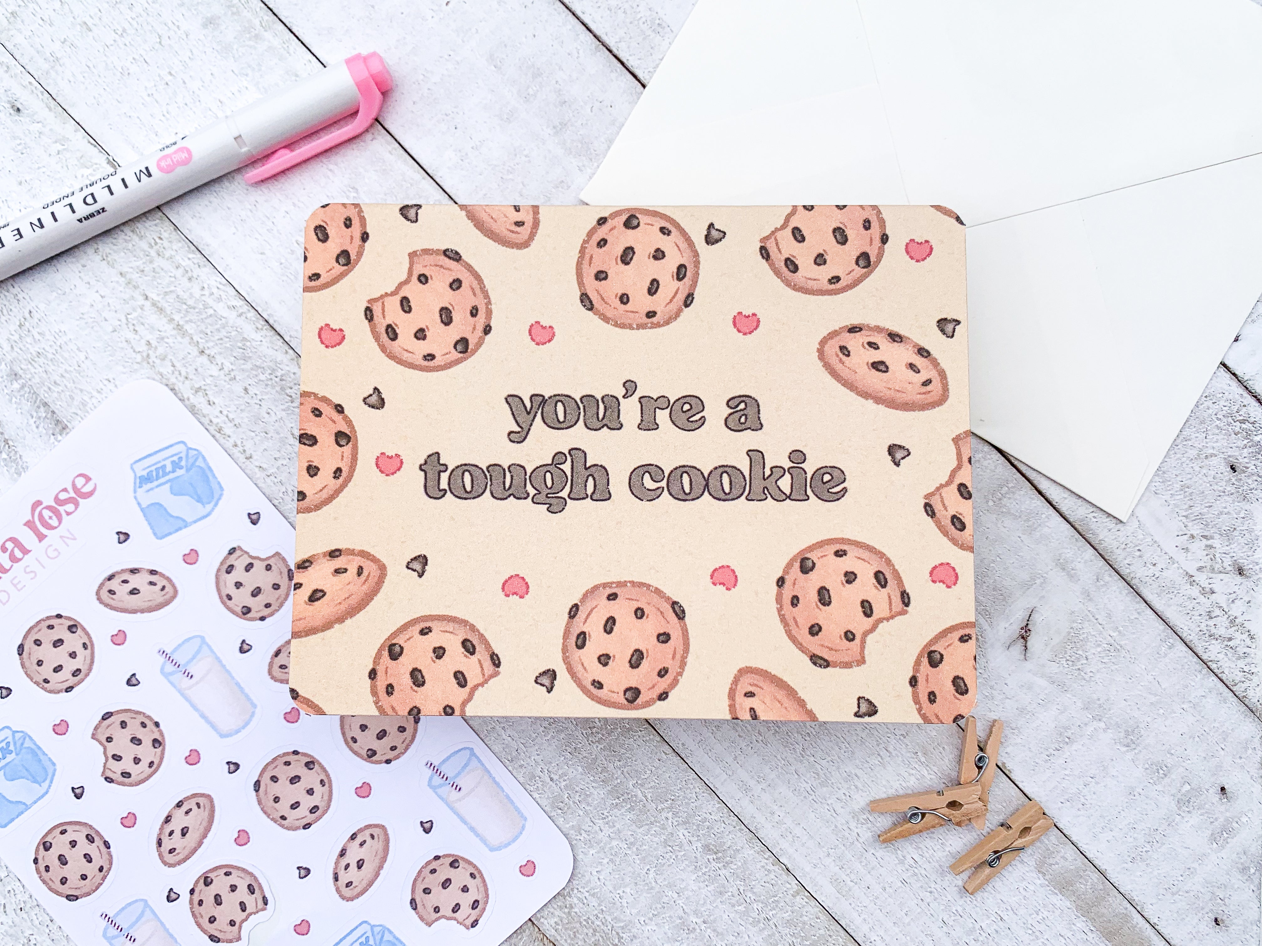 "Tough Cookie" Greeting Card
