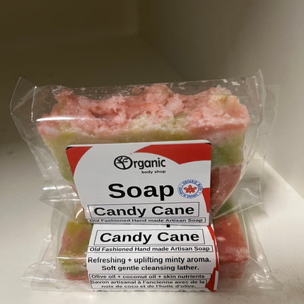 Candy Cane Soap Bar - Artisian - Just Simcoe