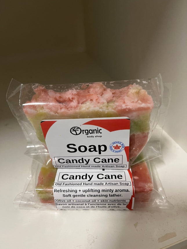 Candy Cane Soap Bar - Artisian - Just Simcoe