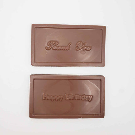 Chocolate Note Plaque