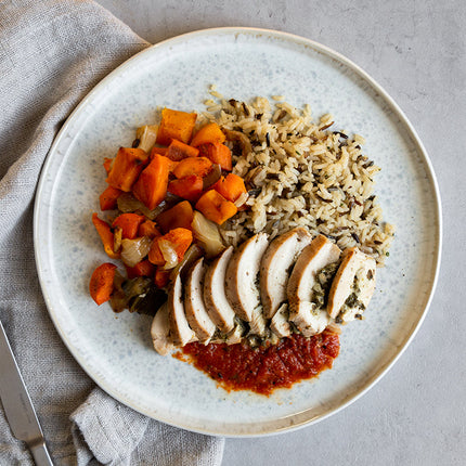 Spinach, Apple and Brie Stuffed Chicken Breast  Dinner Kit