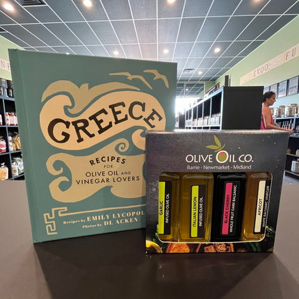 Recipe Book with 4 - Pack Oil & Vinegar - JustSimcoe.ca
