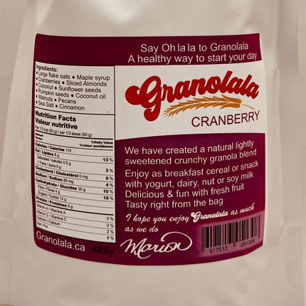 Cranberry Granolala