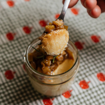 French Country Apple Rosemary Cheesecake