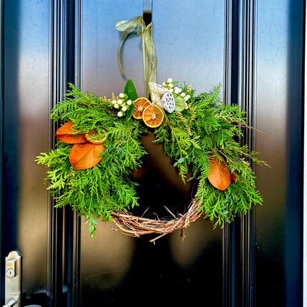 Magnolia Wreath from Peony and Posy