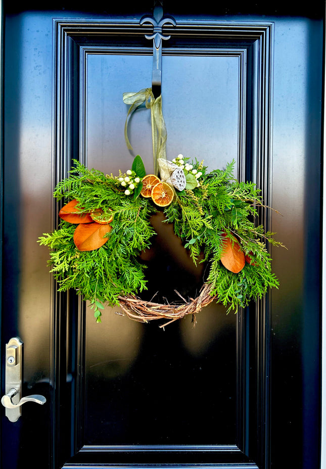 Magnolia Wreath from Peony and Posy