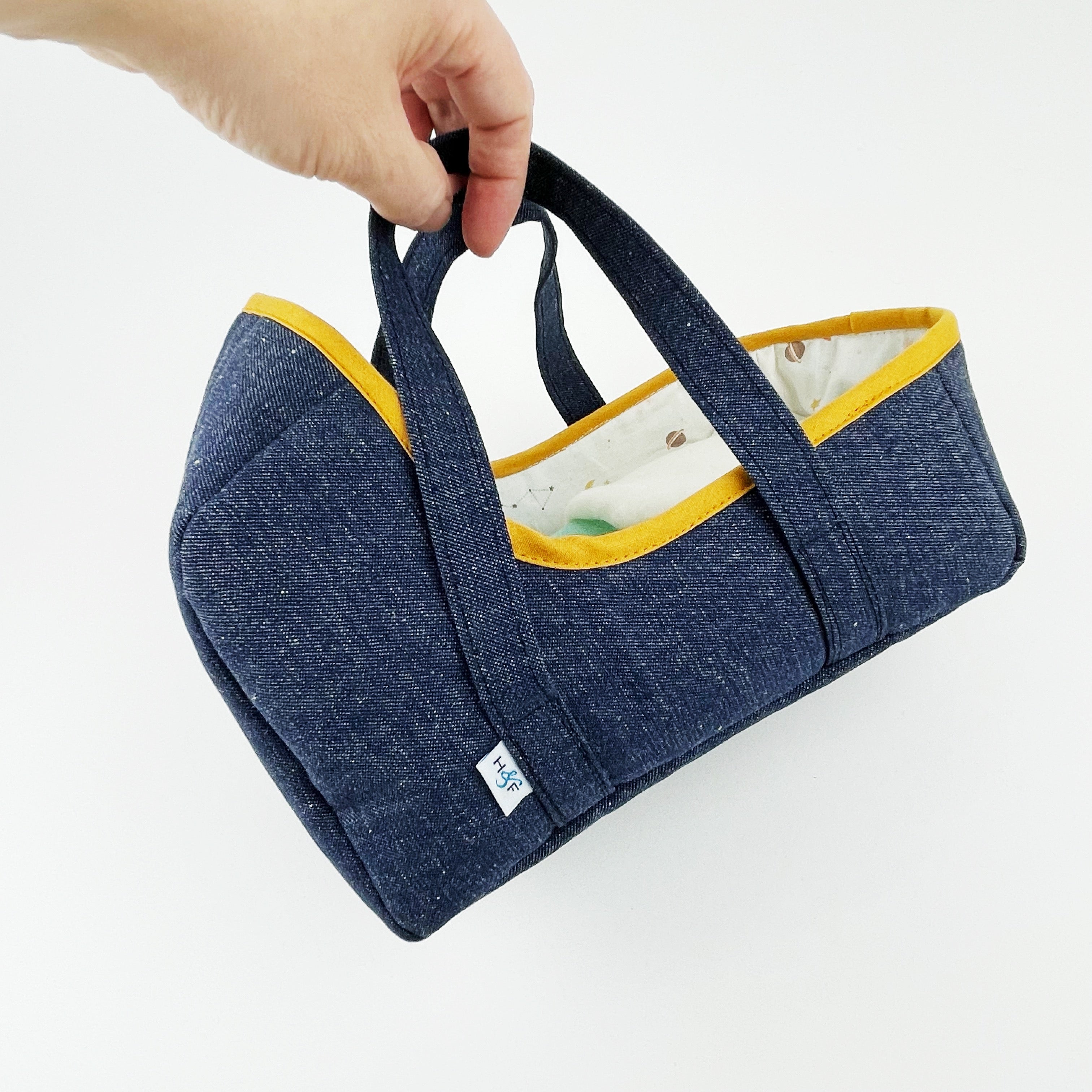 Baby doll bassinet carrier XS - Denim space