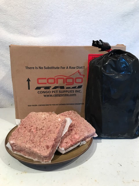 CONGO TURKEY/BEEF TRIPE BULK 25LB