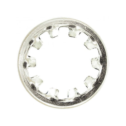 #4 Internal Tooth Lock Washer Zinc (Qty: 100)