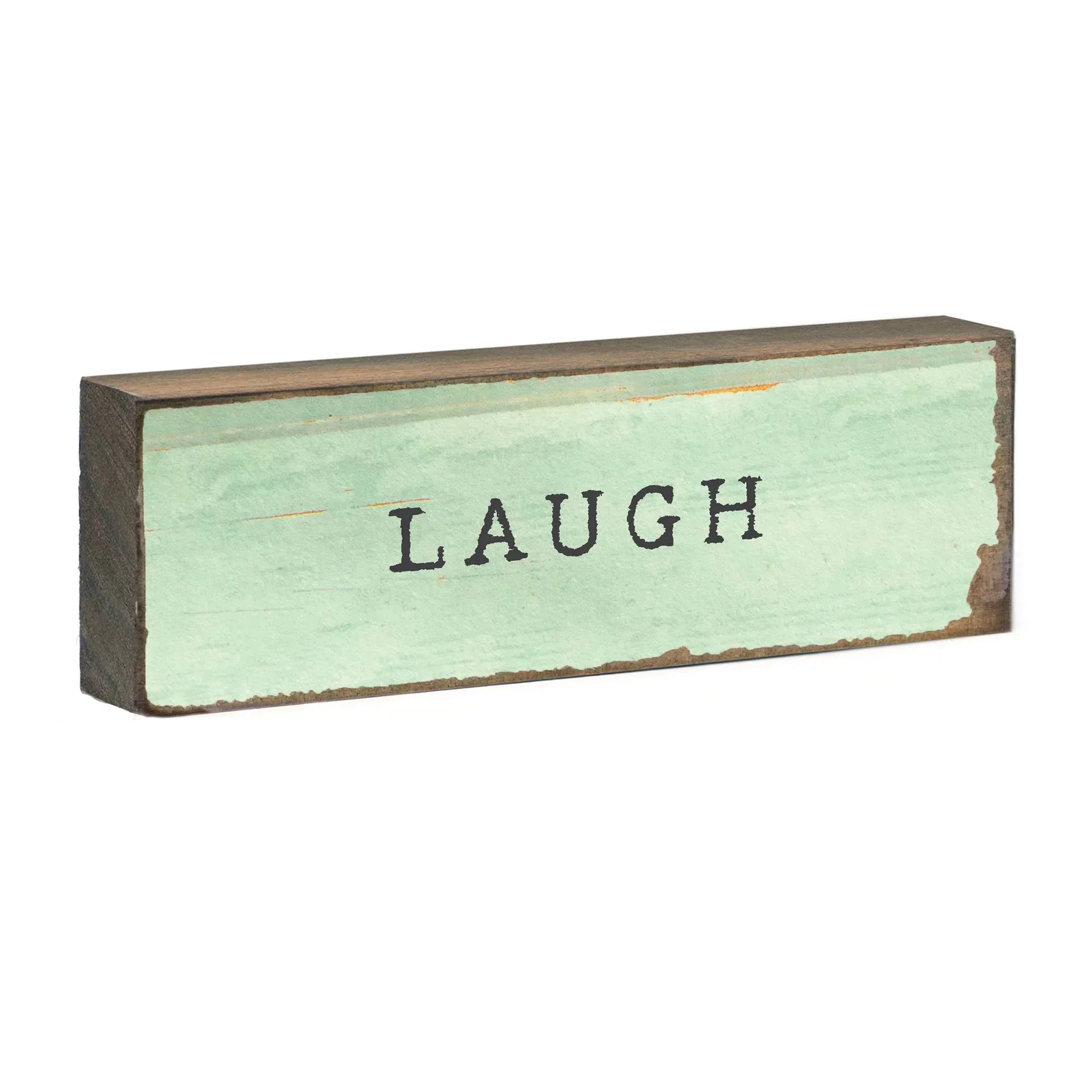 "Laugh" Block Saying
