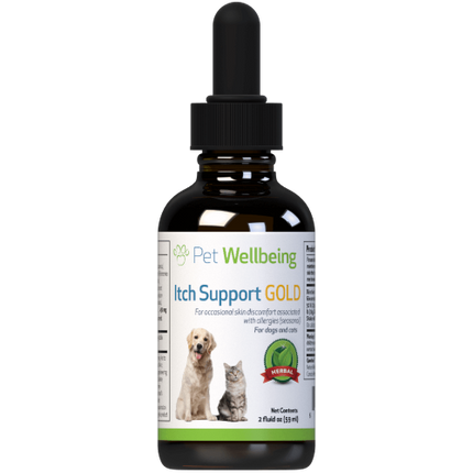 PET WELLBEING ITCH SUPPORT GOLD 2OZ