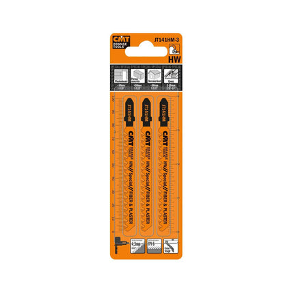 CMT Fiber 6 TPI 4" Cement Jigsaw Blade (3 Pack)