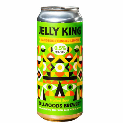 Bellwoods Brewery Non-Alcoholic Jelly King Fruited Sour with Tangerine, Ginger, Lemon