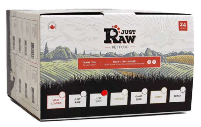 JUST RAW PURE JUST BIRD COMBO 24LB - Just Simcoe