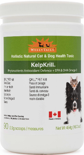 WELLYTAILS KELP KRILL DOG 454G - Just Simcoe