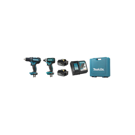 Makita 2 Tool, 18V, 3.0Ah Driver Drill/ Impact Tool Kit