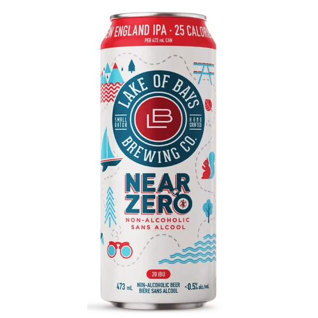 Lake of Bays Brewing Co. Near Zero Non - Alcoholic New England IPA - Just Simcoe
