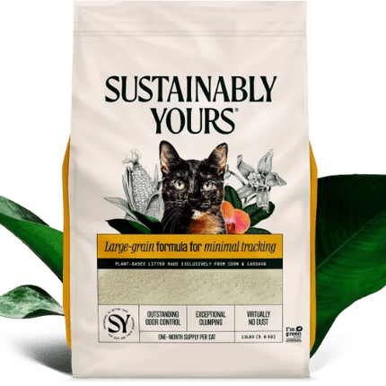 SUSTAINABLY YOURS CAT LITTER LG GRN 26LB - Just Simcoe