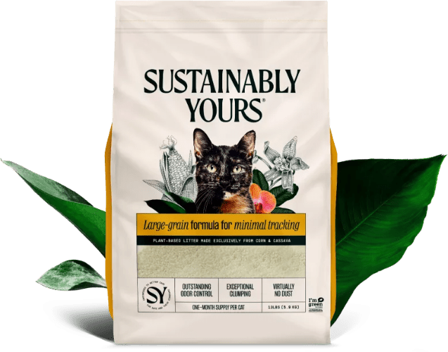 SUSTAINABLY YOURS CAT LITTER LG GRN 26LB - Just Simcoe