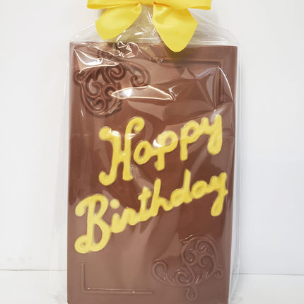 Large Happy Birthday Plaque