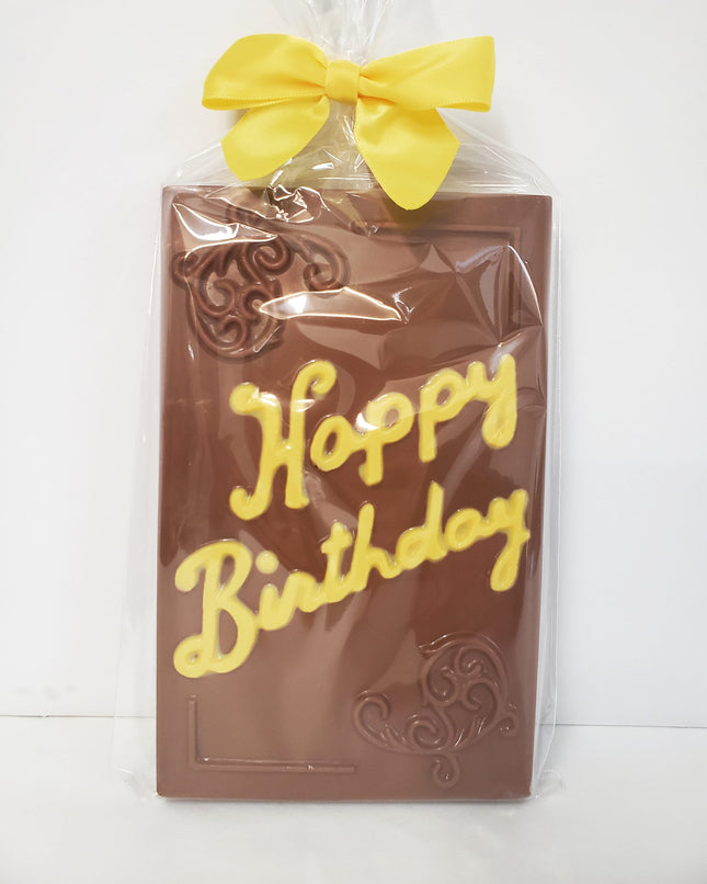 Large Happy Birthday Plaque