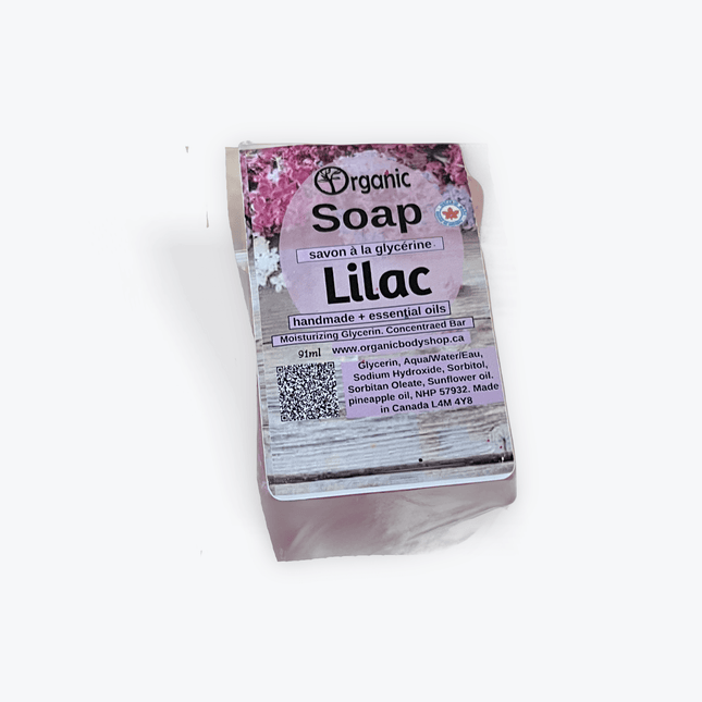 Lilac Hydrating Soap Bar 4oz - 118ml - Just Simcoe