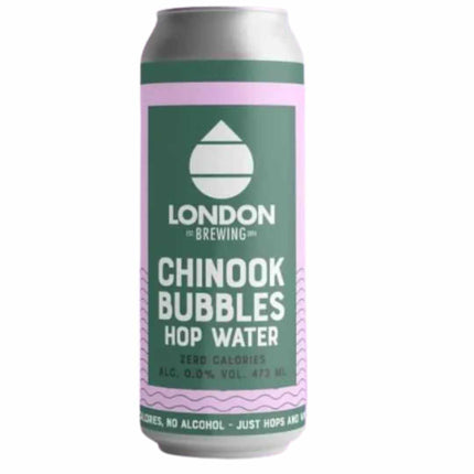London Brewing Chinook Bubbles Hop Seltzer Water